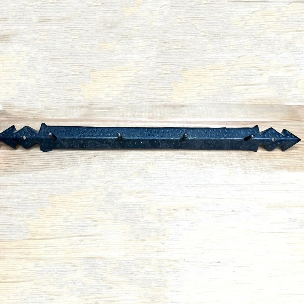 Vintage Iron Hook Plaque